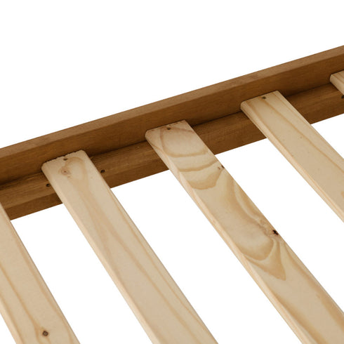 Corona 5FT Bed High Foot End - Distressed Waxed Pine